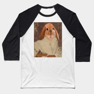 Victorian Bunny Lady Baseball T-Shirt